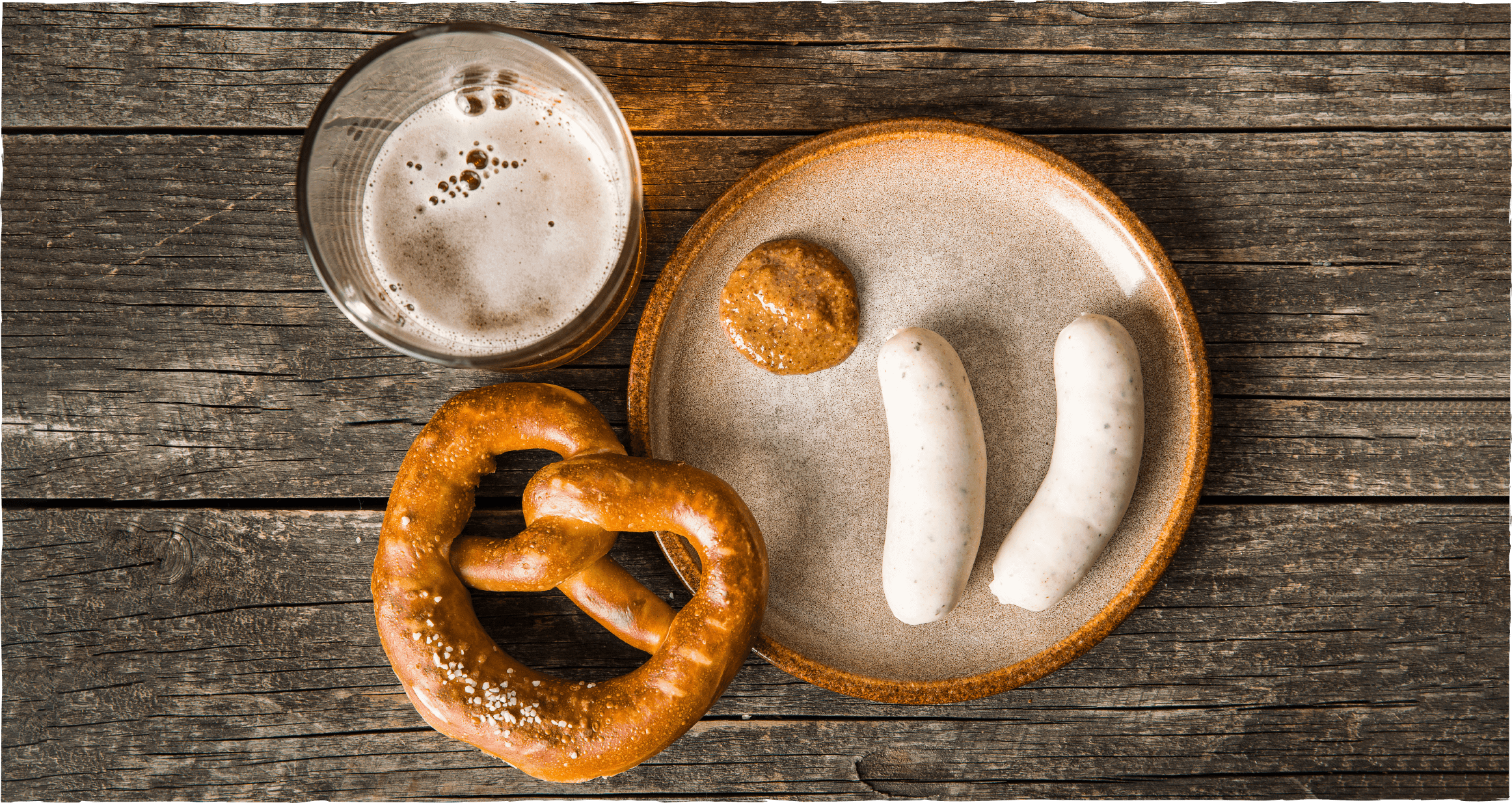 Weißwurst Frühstück - traditionell bayerisch